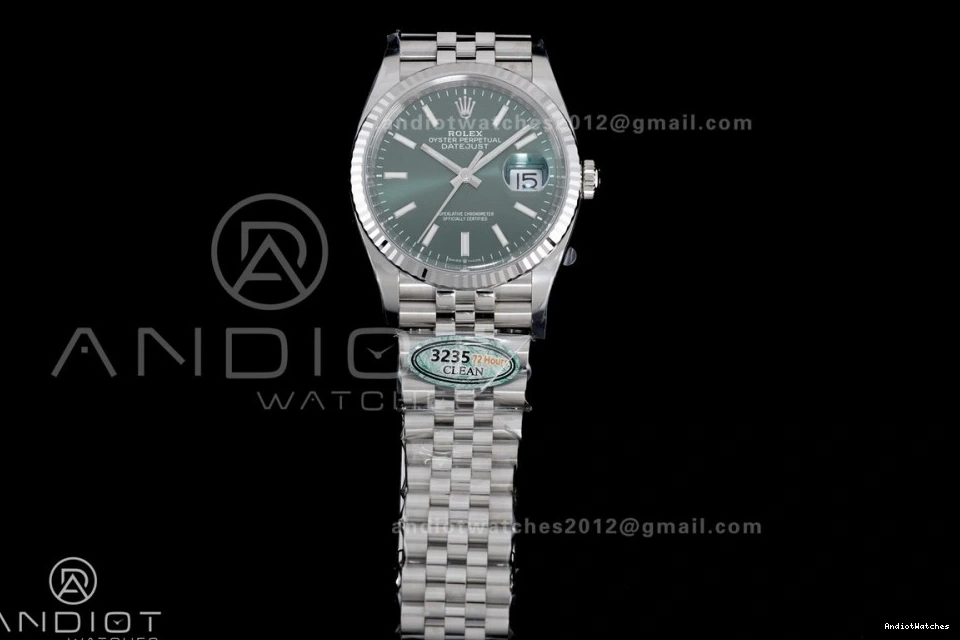 126234 1:1 SH Bracelet Steel 904L Best 564 Green Soft Stick 36 Dial on DateJust Jubilee Edition Clean 1005